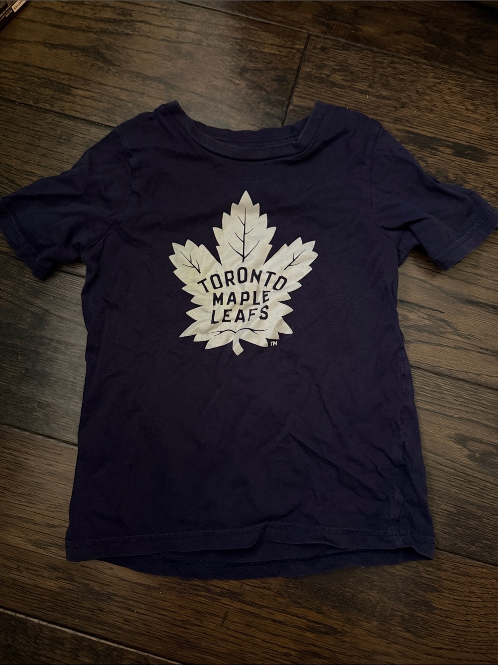 Toronto Maple Leafs Kids Navy Blue Logo T-Shirt